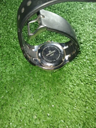 Reloj Minister Negro y Plateado
