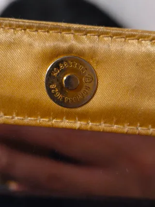 Pochette Yves Saint Laurent marrone e oro