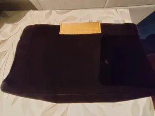 Pochette Yves Saint Laurent marrone e oro