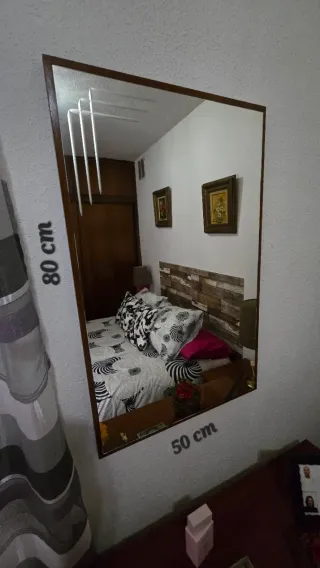 Cómoda + 2 mesillas + espejo dormitorio