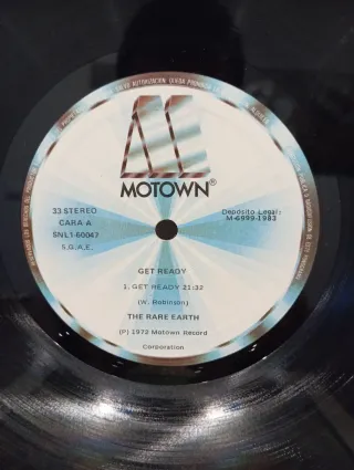Vinilo Rare Earth - Get Ready