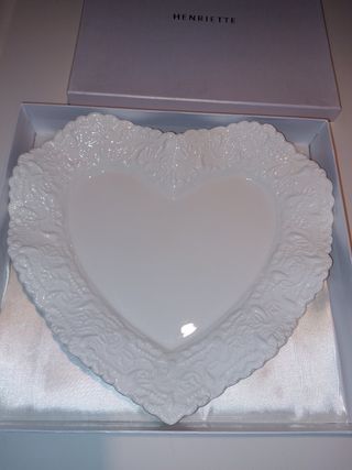 Piatto a forma di cuore Henriette