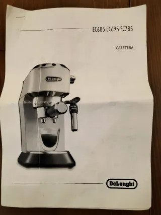 Cafetera Delonghi Dedica + Accesorios