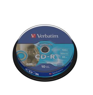 10 Discos CD-R Verbatim LightScribe