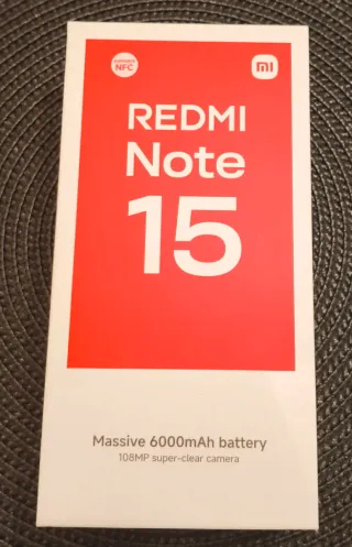 Redmi Note 15 Xiaomi NFC 6000mAh