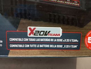 Cargador inteligente Parkside X20V Team