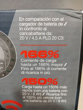 Cargador inteligente Parkside X20V Team