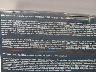 Cargador inteligente Parkside X20V Team