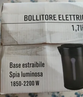 Bollitore Elettrico 1,7 Litri