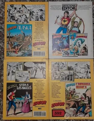 fumetti Zagor n. 388 - 391 - 399 - 404