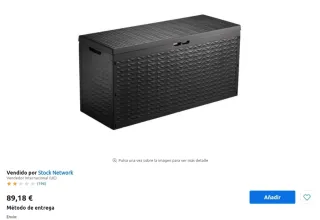 Cofre de jardín 330L gris