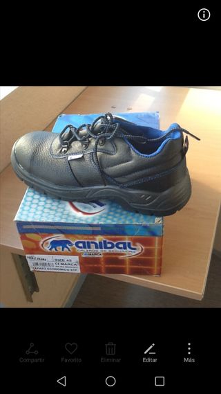 Zapatos de seguridad Anibal Talla 45