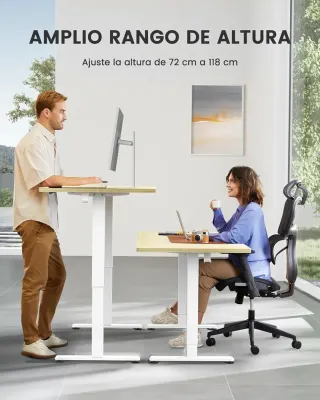 Escritorio Eléctrico Regulable 100x60