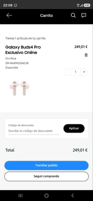 Samsung Galaxy Buds4 Pro Beige