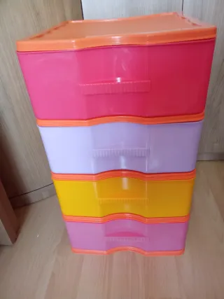 Cajonera de plástico 4 cajones