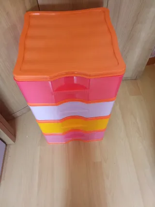 Cajonera de plástico 4 cajones