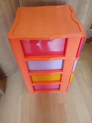 Cajonera de plástico 4 cajones