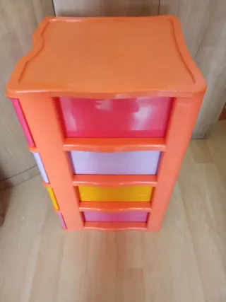Cajonera de plástico 4 cajones