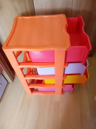 Cajonera de plástico 4 cajones