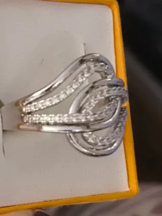 Anillo Acero Rodiado Hipoalergénico