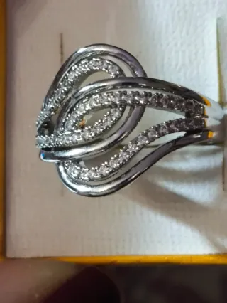 Anillo Acero Rodiado Hipoalergénico