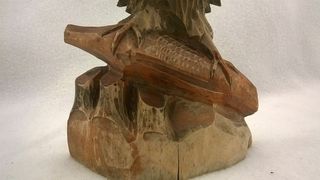 Figura de madera águila