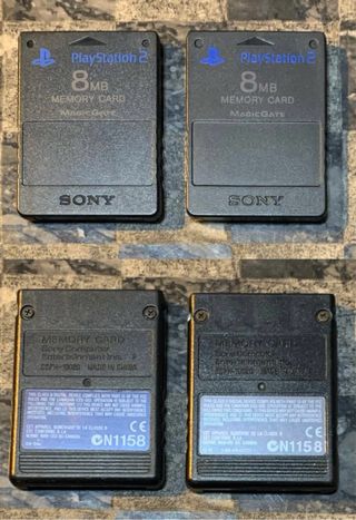 PS2 Slim + 2 mandos + 2 Memory Card