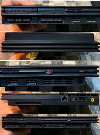 PS2 Slim + 2 mandos + 2 Memory Card