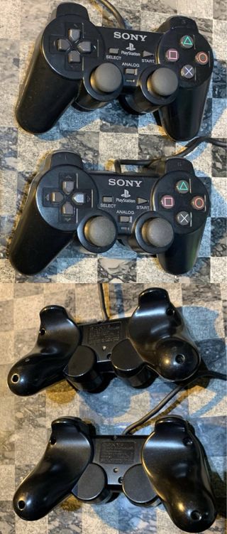 PS2 Slim + 2 mandos + 2 Memory Card