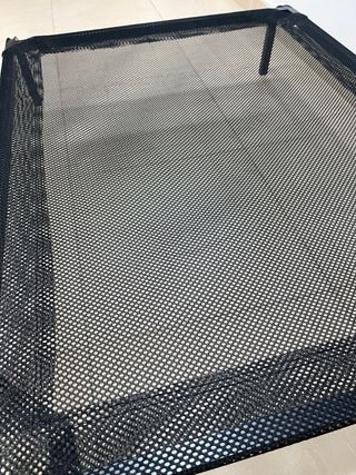 Cama para perros negra