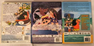 LOTE 3 PELICULAS DVD SHIN CHAN PARA JORGE