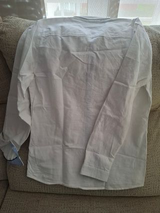 Camisa blanca manga larga niño Talla 16años