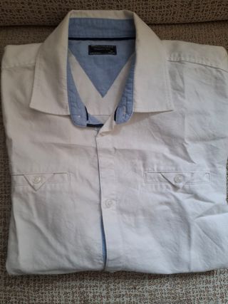 Camisa blanca manga larga niño Talla 16años