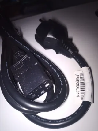 Cable alimentación PC enchufe europeo