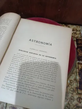 Libro antiguo astronomía 1935 divulgación científi