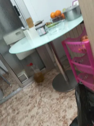 Mesa de cristal lo regalo
