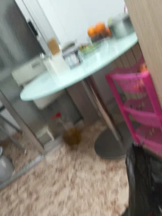 Mesa de cristal lo regalo