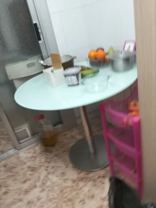 Mesa de cristal lo regalo