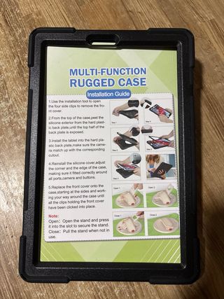 Funda Tablet Rígida Multifunción