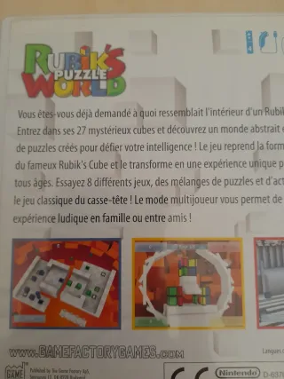 Juego Wii Rubik's Puzzle World