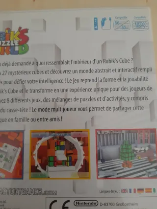 Juego Wii Rubik's Puzzle World
