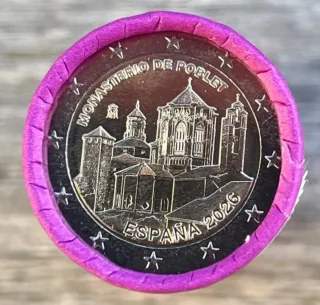 Moneda Conmemorativa España 2026 Monasterio Poblet