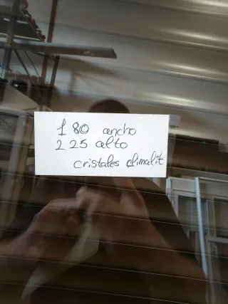 Balconera 180x225 marrón climalit ,calidad máxima