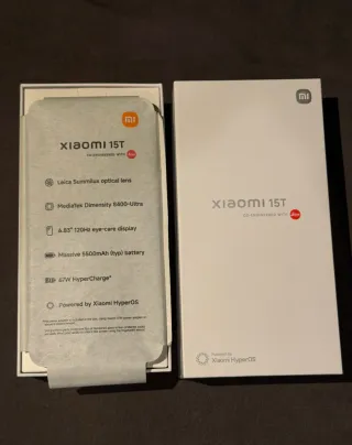 Xiaomi 15T 256GB 12GB RAM Nero