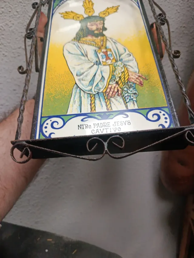 Azulejo Jesús Cautivo con marco