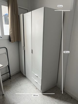 Armario 3 puertas blanco