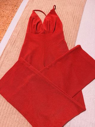 Enterizo rojo como nuevo