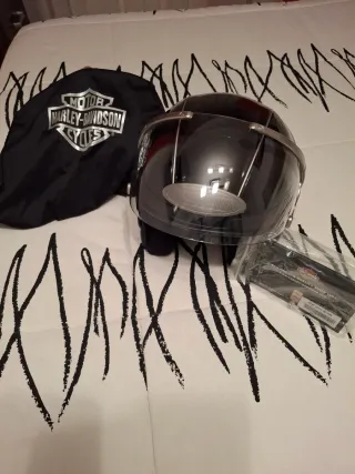 Casco Harley-Davidson Negro con Visor