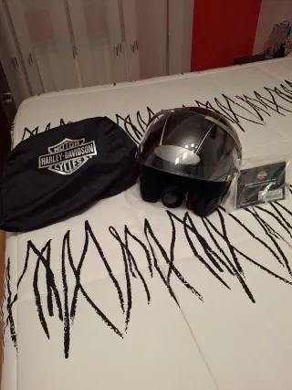 Casco Harley-Davidson Negro con Visor