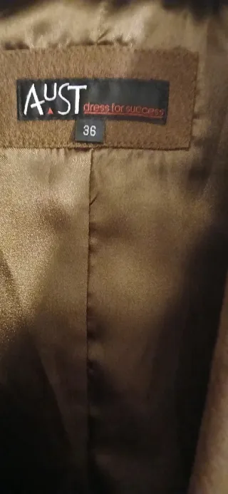 Chaqueta de mujer AUST marrón Talla M